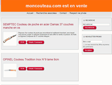 Tablet Screenshot of moncouteau.com